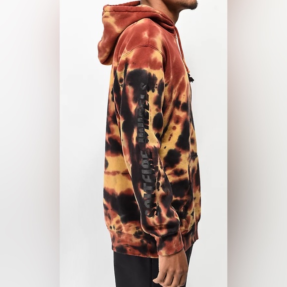 Spitfire Bighead Lava Red Tie Dye Hoodie size M - Picture 14 of 14